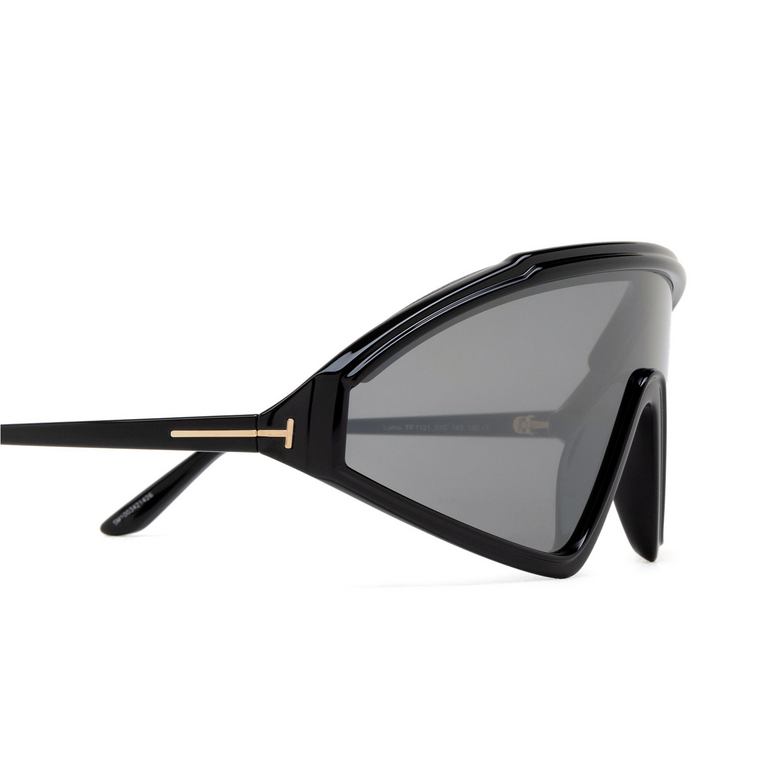 Tom Ford LORNA Sunglasses 01C shiny black - 3/4