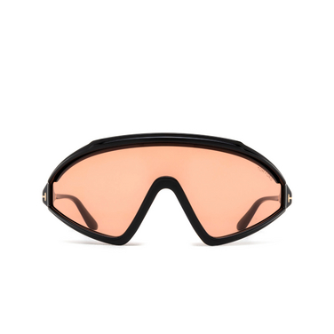 Gafas de sol Tom Ford LORNA 01E shiny black - Vista delantera