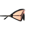 Tom Ford LORNA Sunglasses 01E shiny black - product thumbnail 3/4