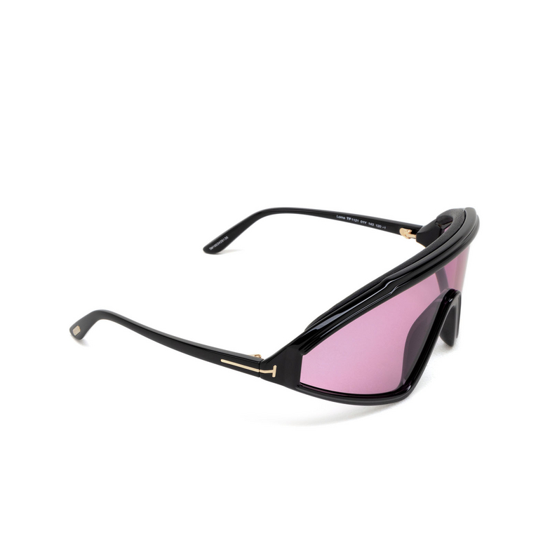 Tom Ford LORNA Sunglasses 01Y shiny black - 2/4