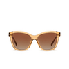 Tom Ford LUCIA Sunglasses 45F light brown - product thumbnail 1/4