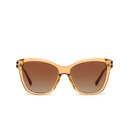 Tom Ford LUCIA Sunglasses 45F light brown