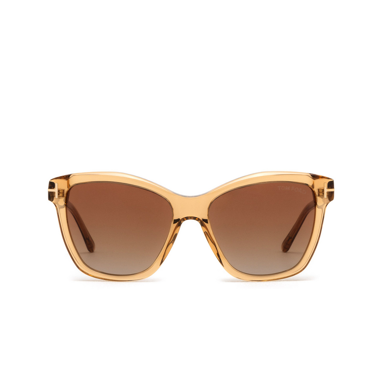 Tom Ford LUCIA Sunglasses 45F light brown - 1/4