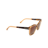 Tom Ford LUCIA Sunglasses 45F light brown - product thumbnail 2/4