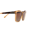 Tom Ford LUCIA Sunglasses 45F light brown - product thumbnail 3/4