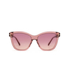 Lunettes de soleil Tom Ford LUCIA 72Z shiny pink - Vignette du produit 1/4