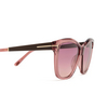 Tom Ford LUCIA Sunglasses 72Z shiny pink - product thumbnail 3/4