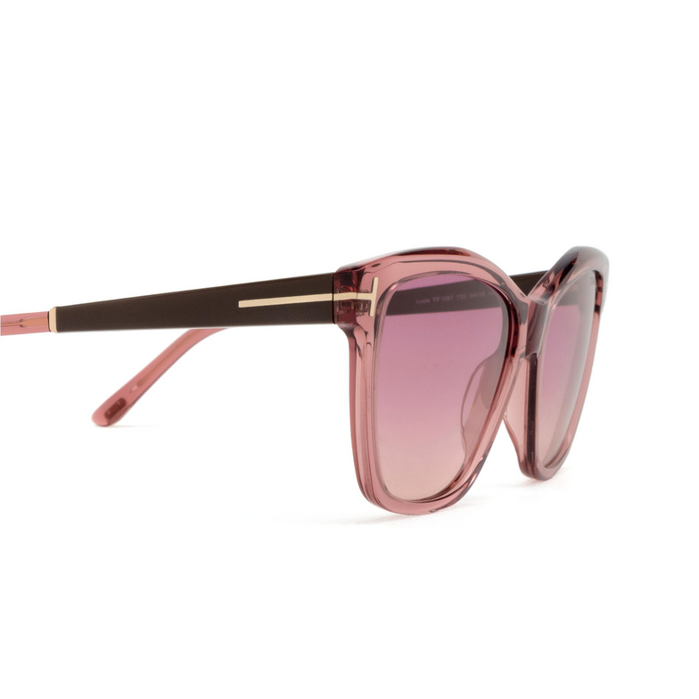 Gafas de sol Tom Ford LUCIA 72Z shiny pink - 3/4