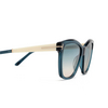 Tom Ford LUCIA Sunglasses 90P shiny blue - product thumbnail 3/4