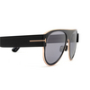 Occhiali da sole Tom Ford LYLE-02 01C shiny black - anteprima prodotto 3/4