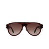 Tom Ford LYLE-02 Sunglasses 48T dark brown - product thumbnail 1/4