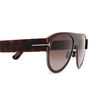 Tom Ford LYLE-02 Sunglasses 48T dark brown - product thumbnail 3/4