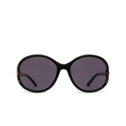 Tom Ford MELODY Sunglasses 01A shiny black