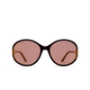 Lunettes de soleil Tom Ford MELODY 48Z shiny violet - Vignette du produit 1/4