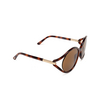 Occhiali da sole Tom Ford MELODY 53E blonde havana - anteprima prodotto 2/4