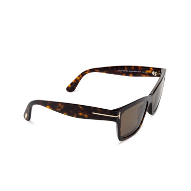 Tom Ford MIKEL Sonnenbrillen 52H dark havana - Dreiviertelansicht
