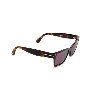Gafas de sol Tom Ford MIKEL 52U dark havana - Vista tres cuartos