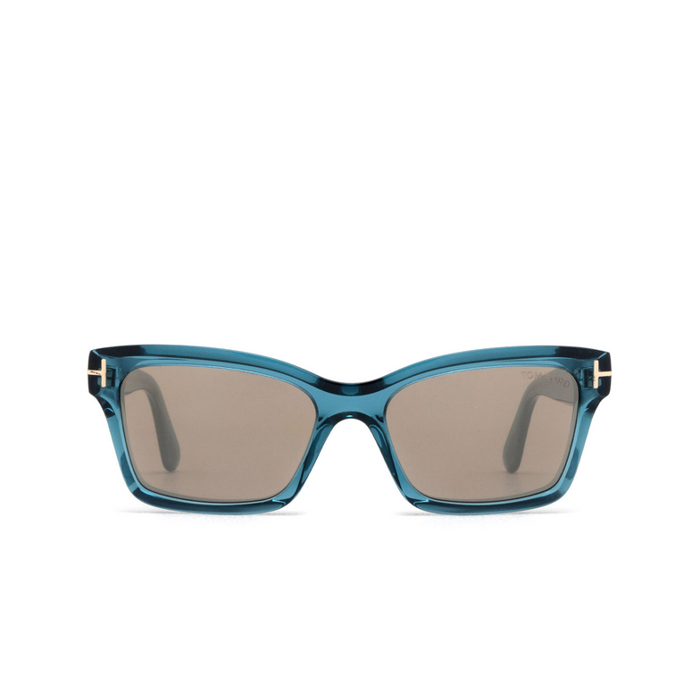 Tom Ford MIKEL Sunglasses 90L shiny blue - 1/4