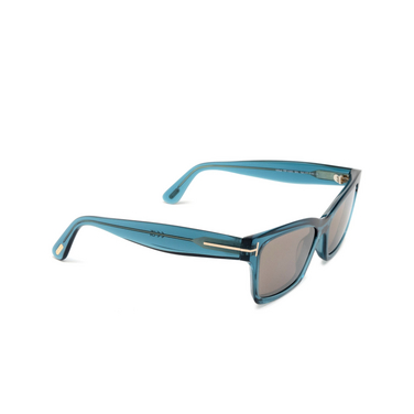 Gafas de sol Tom Ford MIKEL 90L shiny blue - Vista tres cuartos