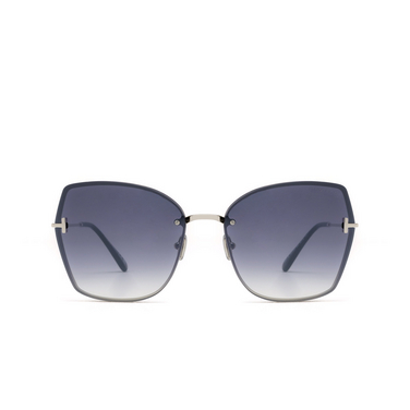 Gafas de sol Tom Ford NICKIE-02 16C shiny palladium - Vista delantera