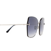 Lunettes de soleil Tom Ford NICKIE-02 16C shiny palladium - Vignette du produit 3/4