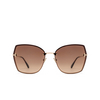 Lunettes de soleil Tom Ford NICKIE-02 28F shiny rose gold - Vignette du produit 1/4