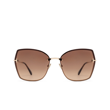 Tom Ford NICKIE-02 Sunglasses 28F shiny rose gold - front view