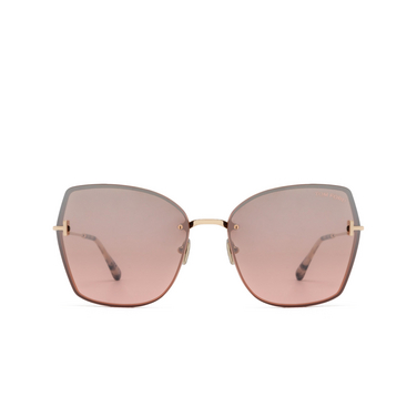 Tom Ford NICKIE-02 Sunglasses 28U shiny rose gold - front view