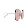 Lunettes de soleil Tom Ford NICKIE-02 28U shiny rose gold - Vignette du produit 3/4