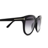 Occhiali da sole Tom Ford OLIVIA-02 01B black - anteprima prodotto 3/4