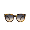 Occhiali da sole Tom Ford OLIVIA-02 53P havana - anteprima prodotto 1/4