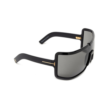 Tom Ford PARKER Sunglasses 01A shiny black - three-quarters view