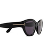 Tom Ford PENNY Sunglasses 01A shiny black - product thumbnail 3/4