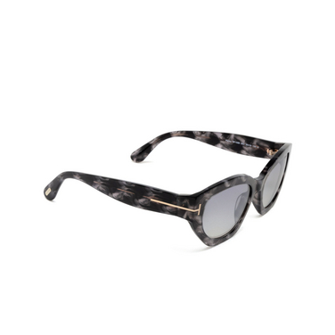 Lunettes de soleil Tom Ford PENNY 55C coloured havana - Vue trois quarts