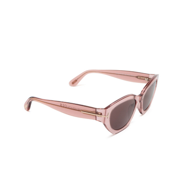 Tom Ford PENNY Sunglasses 72E shiny pink - three-quarters view