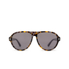 Occhiali da sole Tom Ford QUINCY 55C coloured havana - anteprima prodotto 1/4