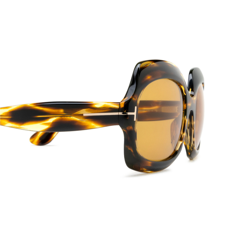 Occhiali da sole Tom Ford REN  52E dark havana - 3/4