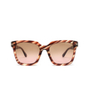 Lunettes de soleil Tom Ford SELBY 54F red havana - Vignette du produit 1/4