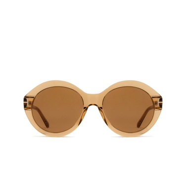 Gafas de sol Tom Ford SERAPHINA 45E clear brown - Vista delantera