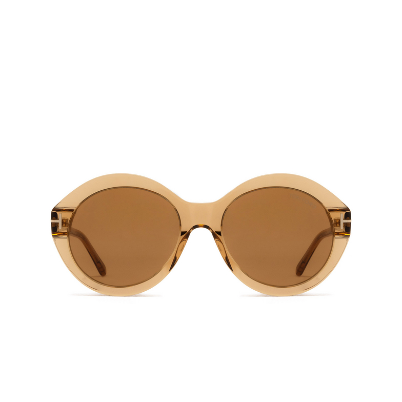 Lunettes de soleil Tom Ford SERAPHINA 45E clear brown - 1/4
