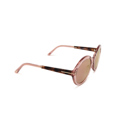 Gafas de sol Tom Ford SERAPHINA 72Z shiny pink - Vista tres cuartos