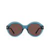 Tom Ford SERAPHINA Sunglasses 90E shiny blue - product thumbnail 1/4