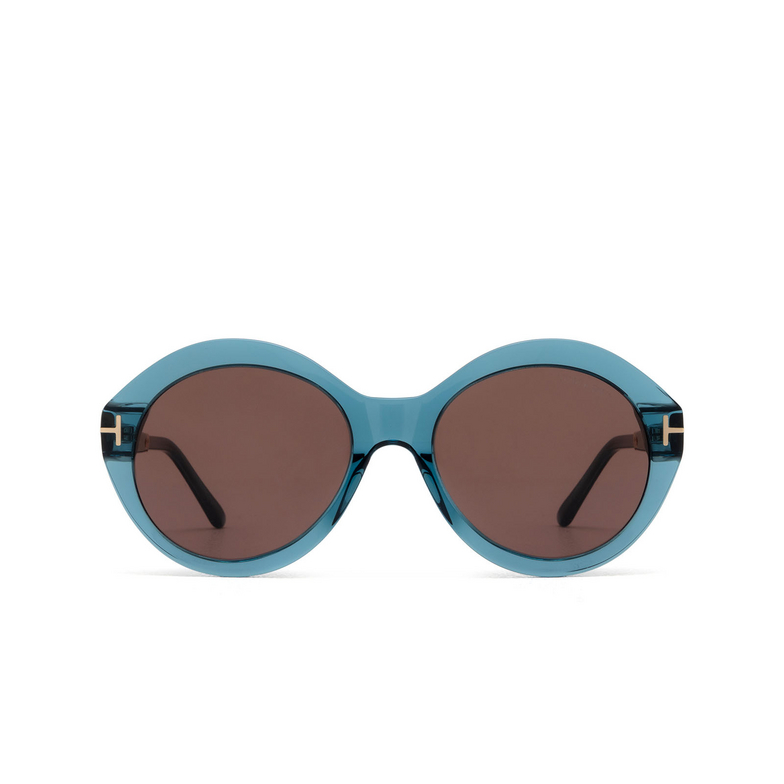 Gafas de sol Tom Ford SERAPHINA 90E shiny blue - 1/4