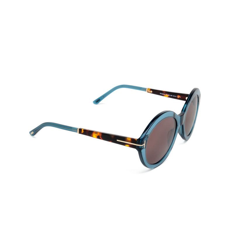 Tom Ford SERAPHINA Sunglasses 90E shiny blue - 2/4