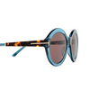 Tom Ford SERAPHINA Sunglasses 90E shiny blue - product thumbnail 3/4