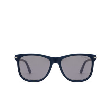 Lunettes de soleil Tom Ford SINATRA 91C matte blue - Vue de face