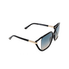 Occhiali da sole Tom Ford SOLANGE-02 01P shiny black - anteprima prodotto 2/4