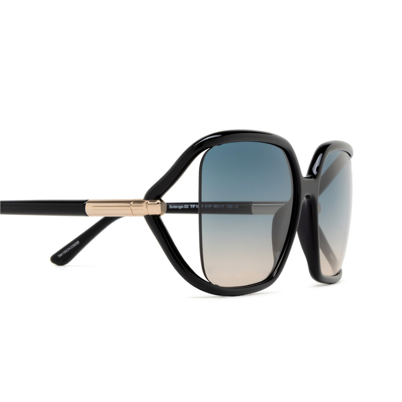 Occhiali da sole Tom Ford SOLANGE-02 01P shiny black - 3/4
