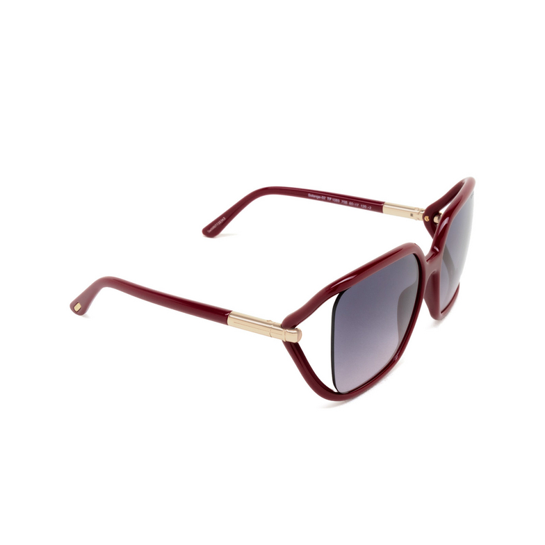 Tom Ford SOLANGE-02 Sunglasses 75B shiny fucsia - 2/4