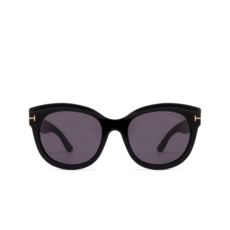 Lunettes de soleil Tom Ford TAMARA-02 01A shiny black - 1/4